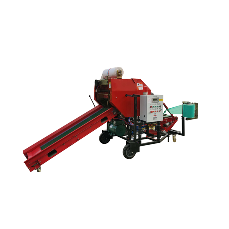 Silage Baler Machine - التلقائي البسيطة المكبس جولة القش القش