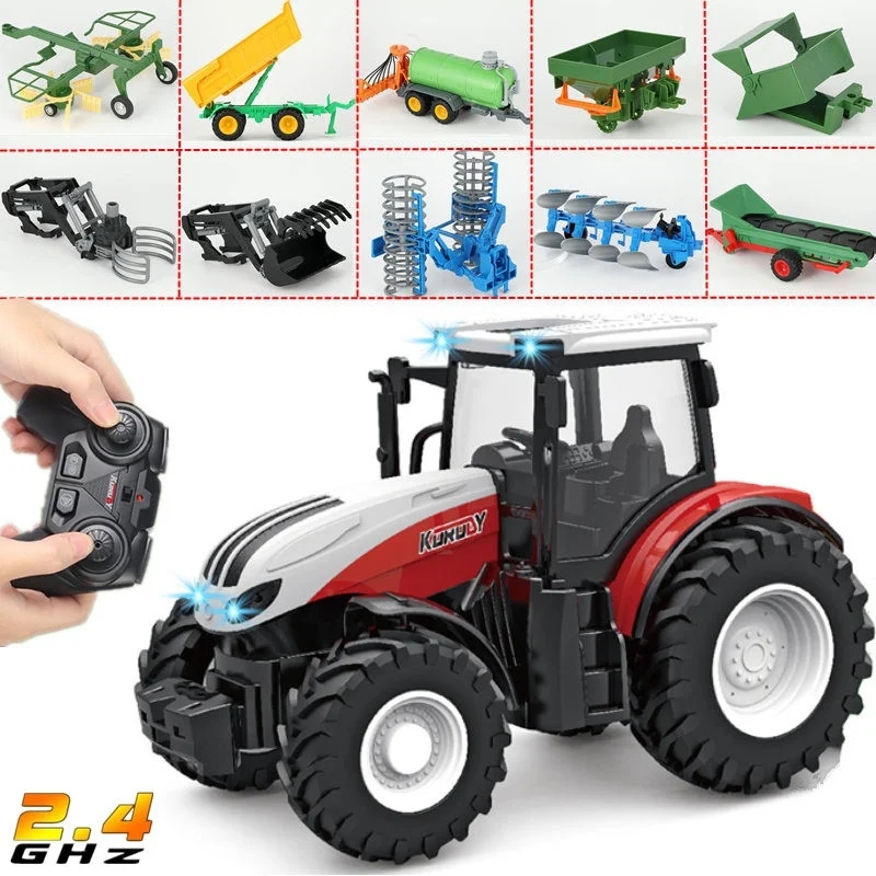 1/24 2.4G RC مزارع مجموعة ألعا - مراجعة Tractor Implement وسعره