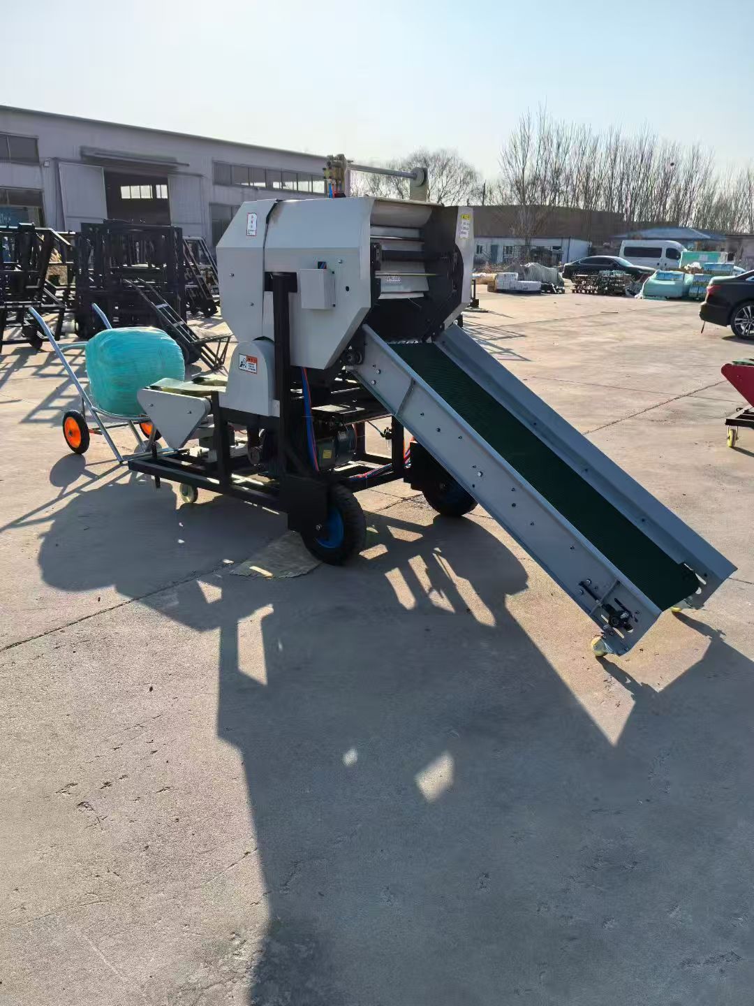 آلة تغليف وربط السيلاج ذات الت - مراجعة Silage Baler Machine وسعره