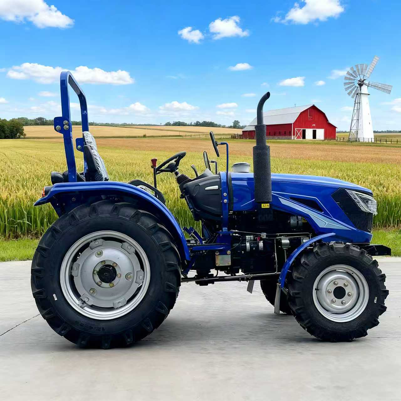 جرار زراعي رباعي الدفع يورو 5  - مراجعة Tractor Implement وسعره