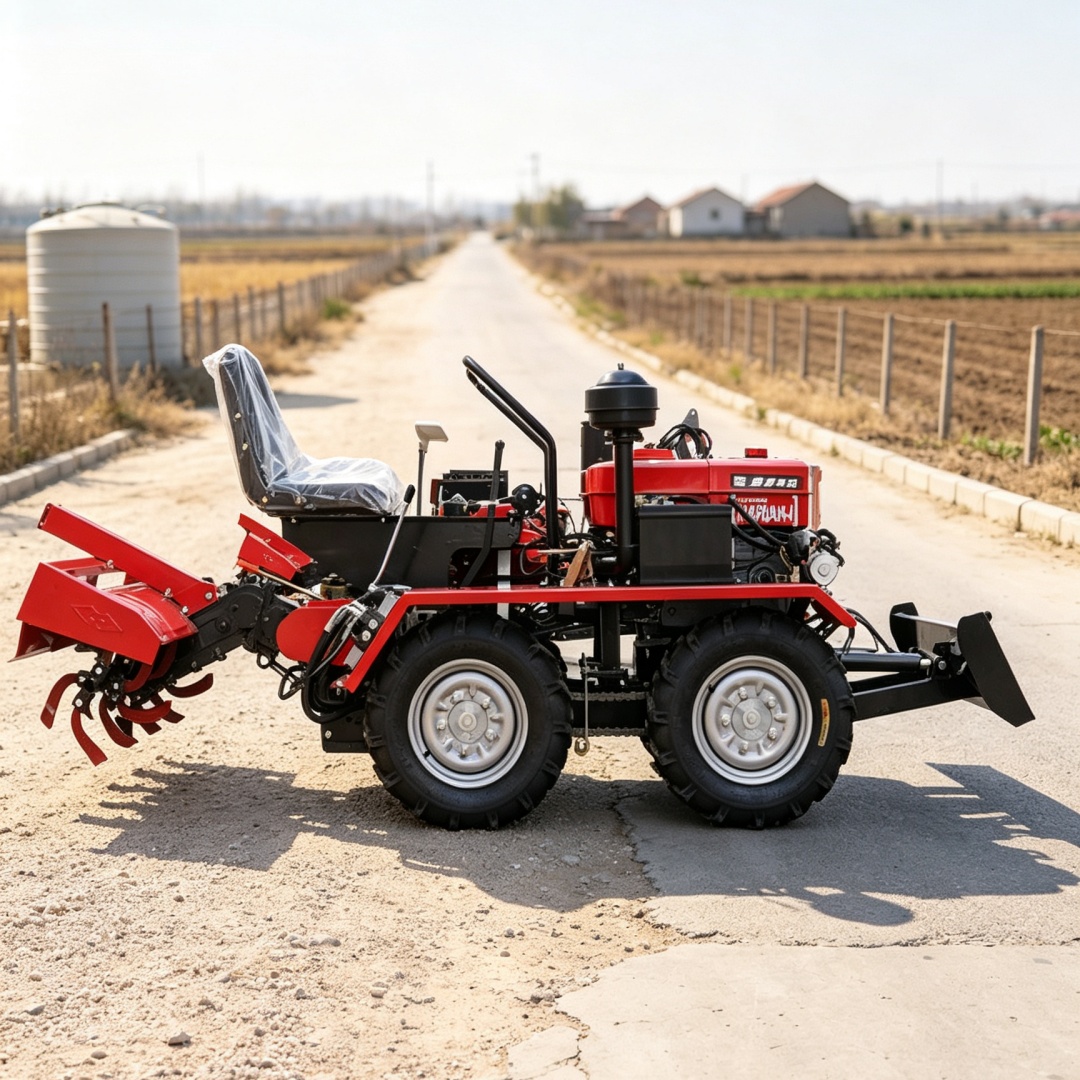 جرار حرث مخصص للركوب مع محراث  - مراجعة Tractor Implement وسعره