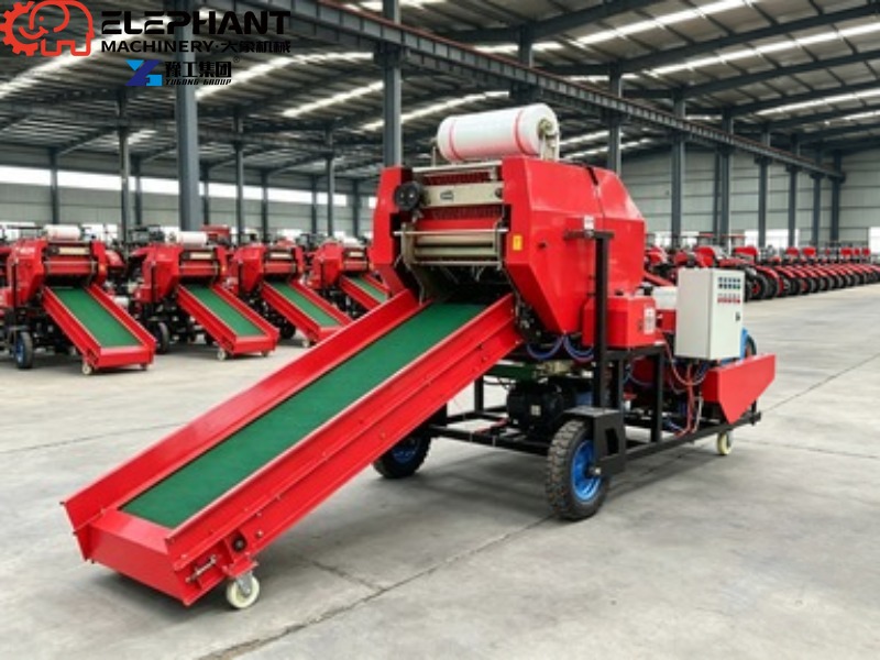 آلة تجميع القش الدائرية الصغير - مراجعة Silage Baler Machine وسعره