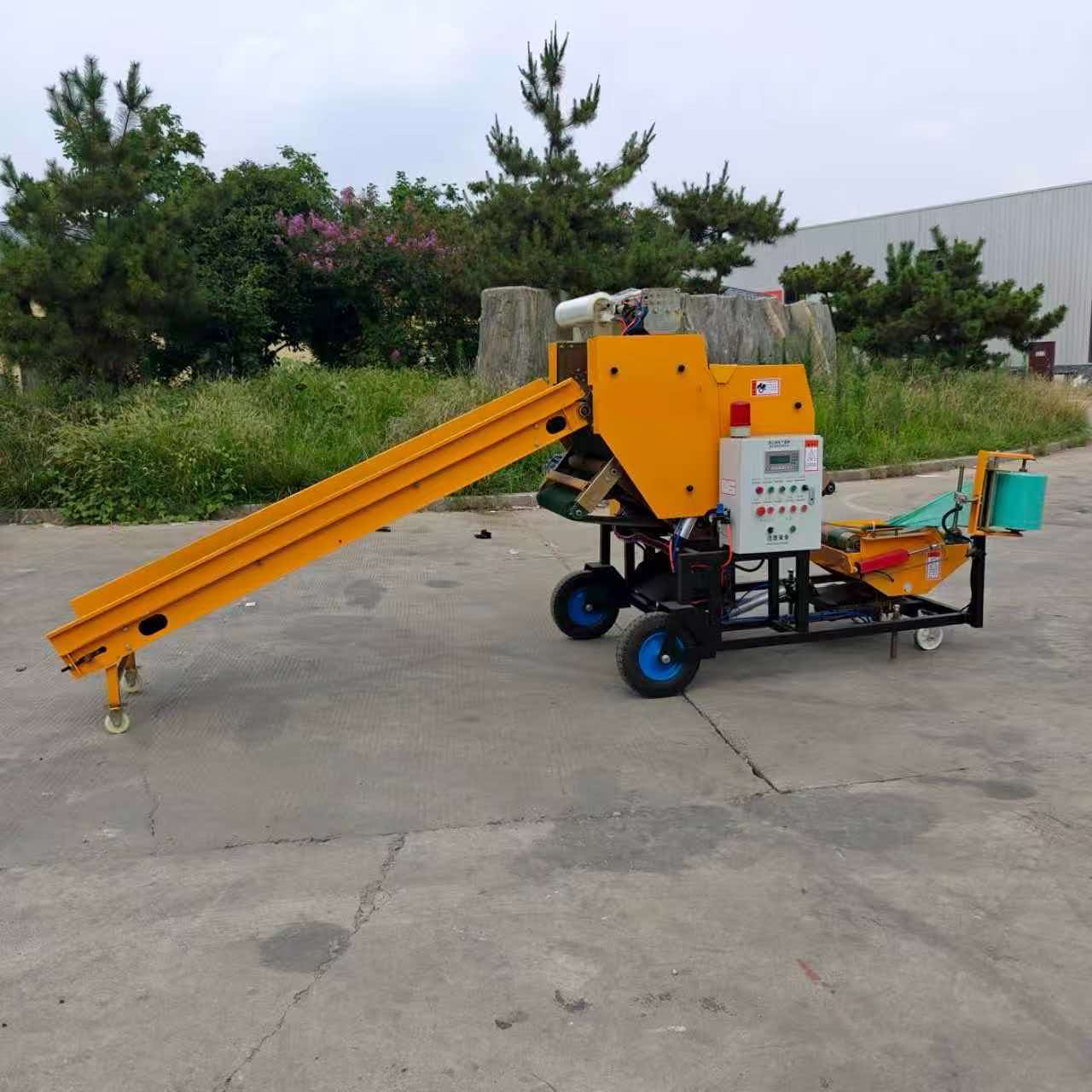 آلة تغليف وربط السيلاج، آلة تغ - مراجعة Silage Baler Machine وسعره